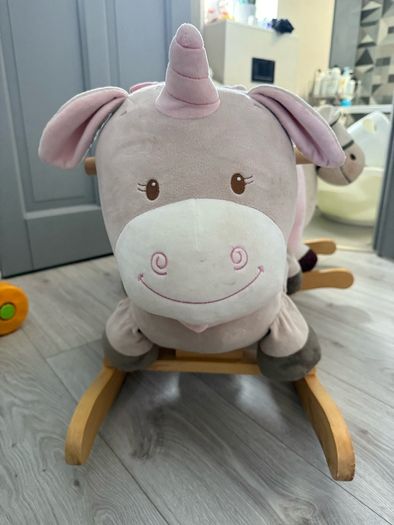Wooden Baby Rocking Animal Unicorn
