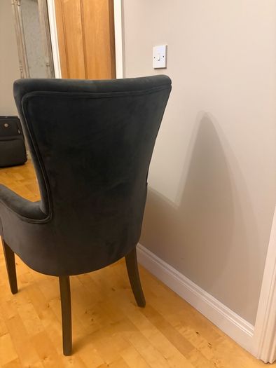 comfortable grey chair