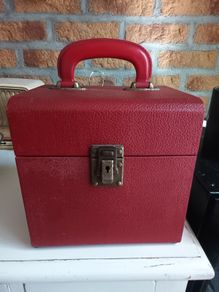 Vintage Record Carrying Case for 7" Singles