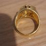 Gold plated dollor sign ring Image 2