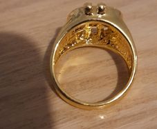 lovely gold plated ring