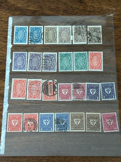 Germany 1872-1945 Reich Collection lot stock 1200+ stamps and 2 Mint sheets