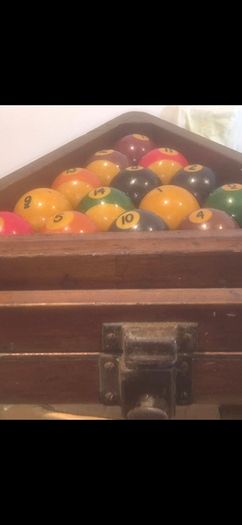 antique ball box