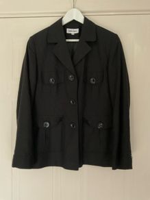Ladies Black Linen Jacket/Blazer