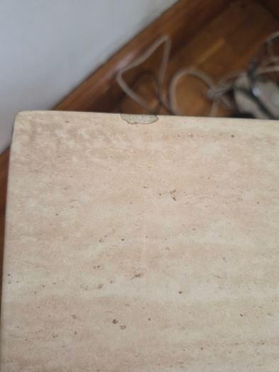 marble table and lamp for sale