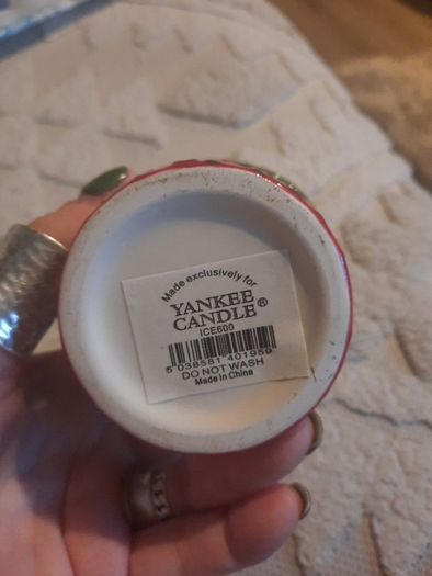 Yankee ceramic votive candle holder