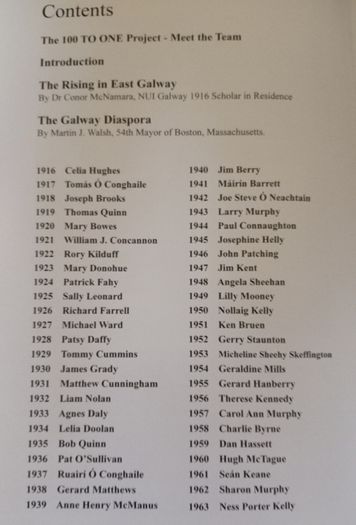 Rising Beyond A Century of Galway People