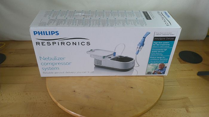 Philips Respironics InnoSpire Deluxe Nebulizer Compressor System REF 1112279 Boxed