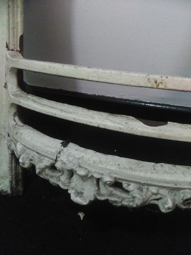 Victorian cast iron fireplace insert