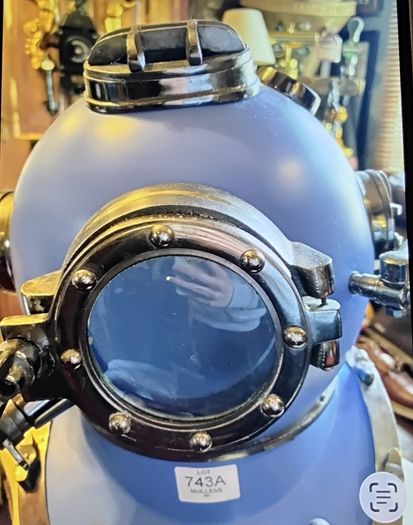 Two diving helmets