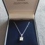 9k white gold pendant Image 2