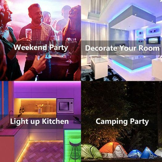 10M 5050 RGB WiFi LED Strip Lights Controller Alexa Google