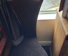 Black & Silver High Wing Back Decorative Bedroom Chair
