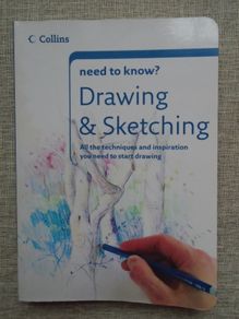 Drawing & Sketching book, Art supplies,Paperback book