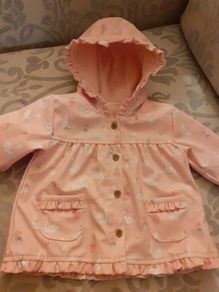 Next Fleece Lined Raincoat 6-9 months