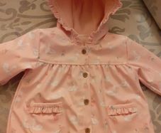 Next Fleece Lined Raincoat 6-9 months