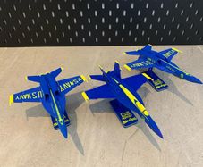 FA18 - Blue Angels Super Hornet Trio Bundle 3D models jets (Free Postage)