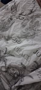 double xmas bed cover
