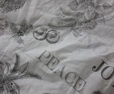 double xmas bed cover