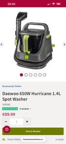 Daewoo carpet and upholstery cleaner
