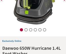 Daewoo carpet and upholstery cleaner