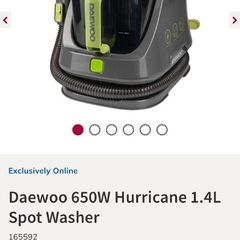 Daewoo carpet and upholstery cleaner