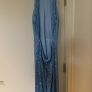 Quiz backless long baby blue sequence dress Image 4