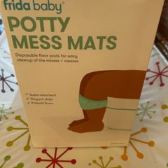 Potty mess mats: Frida baby disposable floor pads