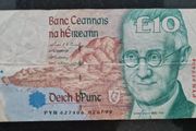 Ireland 1999 Central Bank of Ireland 10 Pound Joyce Banknote