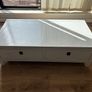 Solid Wooden Coffee Table with Deep Storage Drawers Upcycle Project Image 2