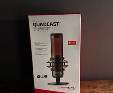 HyperX QuadCast USB Microphone Red Like New Open Box
