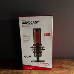 HyperX QuadCast USB Microphone Red Like New Open Box
