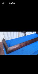 antique fender 125.5  x 36.5 cm