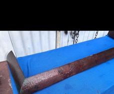 antique fender 125.5  x 36.5 cm