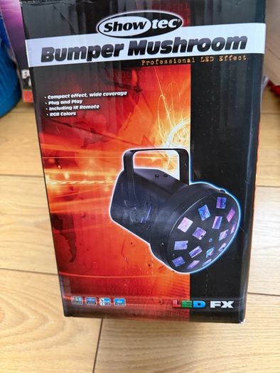 Showtec Bumper Mushroom LED Disco Light Effect with IR Remote Boxed Party Light