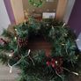 Small Christmas Wreath with Battery Lights Image 8