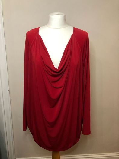 Attitudes red blouse (3XL)