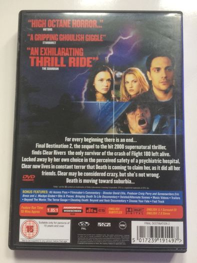 Final Destination Movie Trilogy [3xMovie DVD]