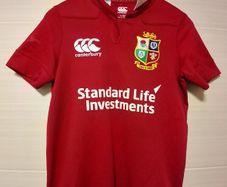British and Irish Lions Jersey. Official Canterbury Home Jersey In Youths Age 14 Years.  Collect In Dublin Or Receive Via Post.