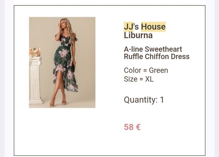 JJ House Dress new with tags