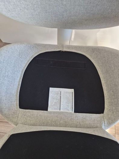 IKEA Office Chair with Armrests (Beige/White) - Good Condition