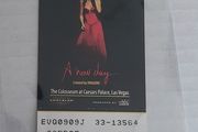 Celine Dion ticket stub from 2005