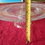 Vintage Cut Glass Art Deco Footed Cake Stand Image 3