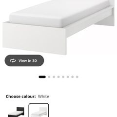 IKEA Single bed frame and mattress