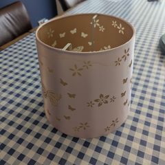 Light pink lampshade