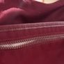Kipling Arto Burgundy- Maroon Shoulder - Crossbody Bag with metallic monkey / keyring Image 6
