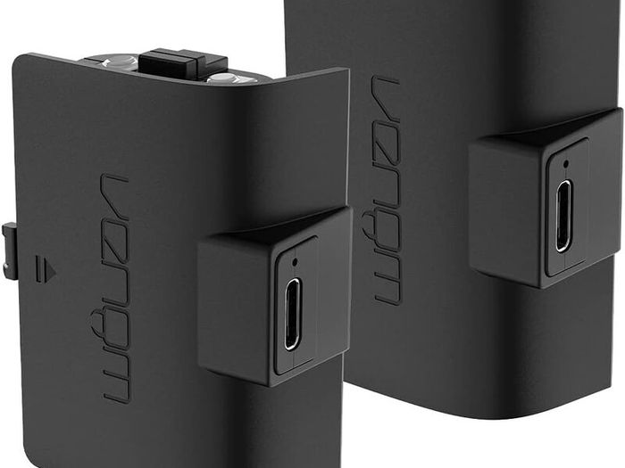 Venom High Capacity 1100mAh Rechargeable Battery Twin Pack - Black (Xbox Series X & S/Xbox One)