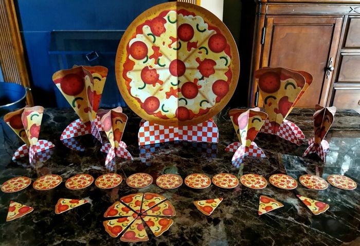 Birthday PIZZA themed decorations