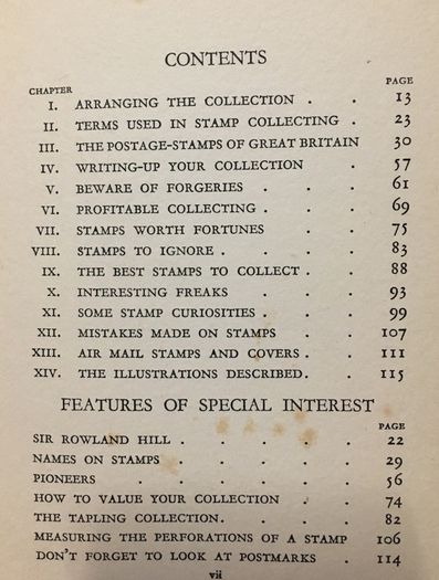 Everybody's Guide to Stamp Collecting by SC Johnso MA. Hardback 124 pages