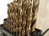 Metric M42 8% Cobalt Twist Drill Bits Set for Stainless Steel and Hard Metal (1mm-10mm/19pcs)